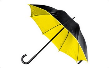 Parasol manualny, kolor żółty