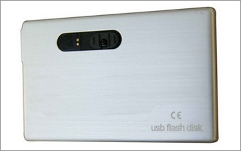 Pendrive z aluminium 8GB, kolor szary